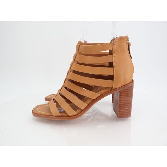 Sofft Stratford Sandals Brown Leather Block Heel Gladiator Strappy Size 9.5 M - Picture 4 of 13